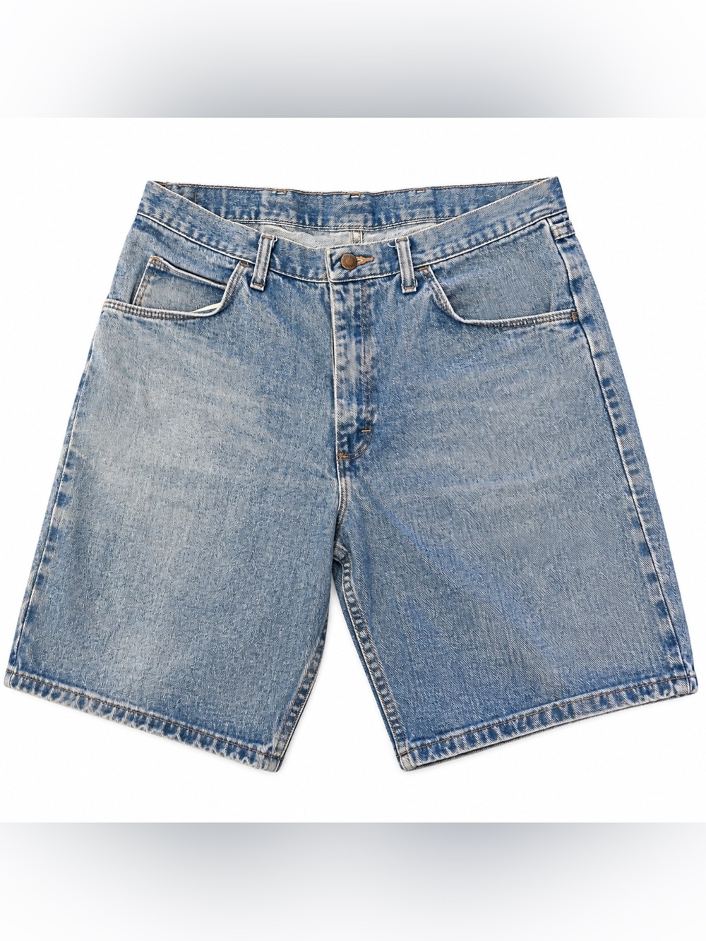 Vintage Wrangler 34 Relaxed Fit Denim Jorts Shorts Acid Wash 90s Grunge Skater